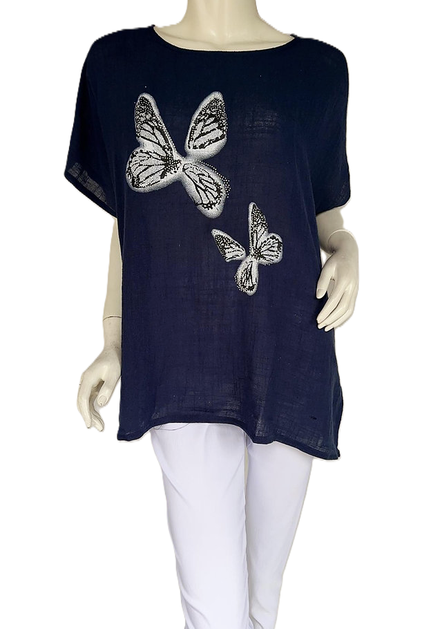 Glitter Butterfly T-Shirt
