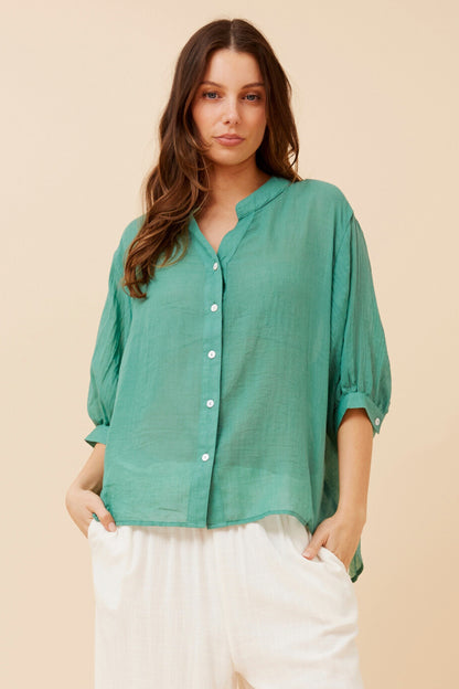 Classic Button Back Shirt