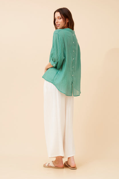 Classic Button Back Shirt