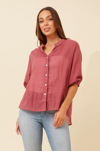 Classic Button Back Shirt - NEW!