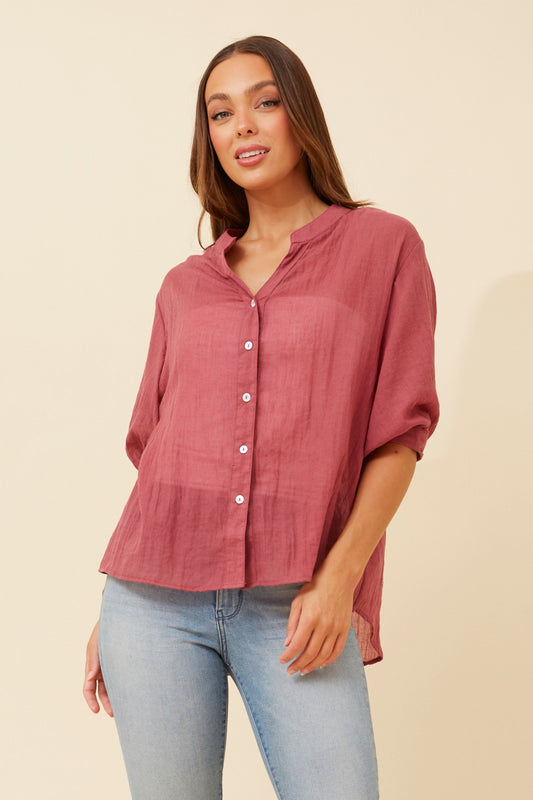 Classic Button Back Shirt - NEW!