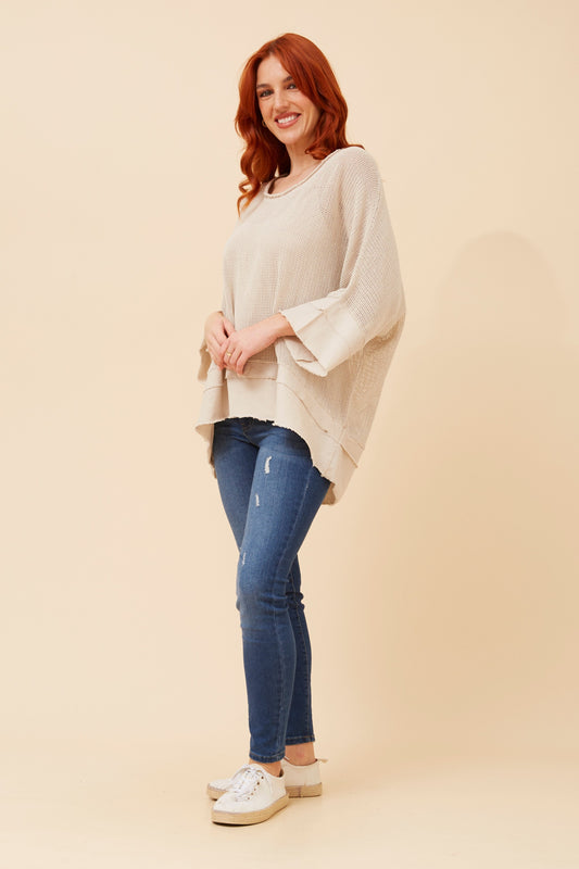 Mesh Italian Top with Cami