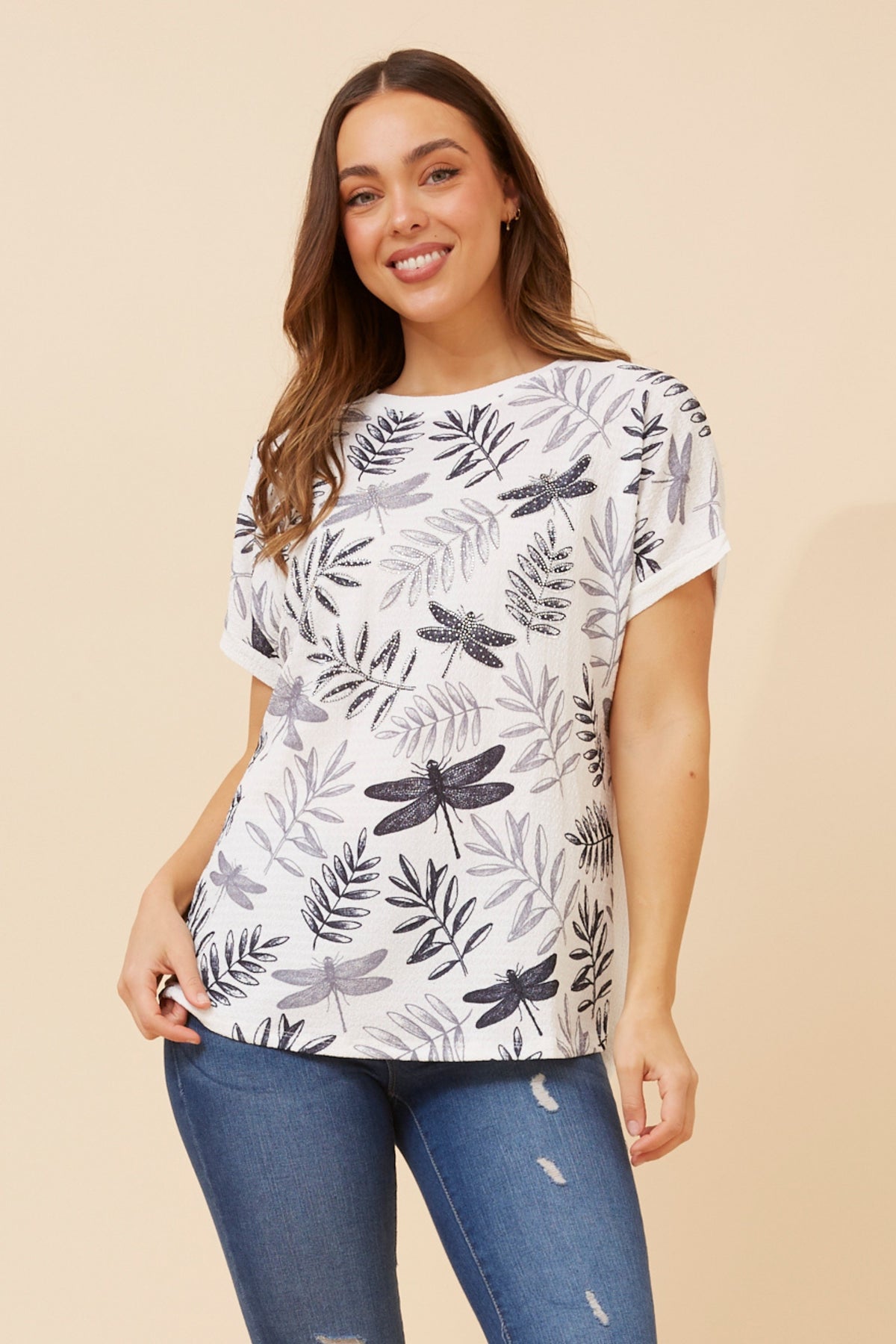 Diamante Dragonfly Top