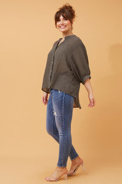 Classic Button Back Shirt - NEW!