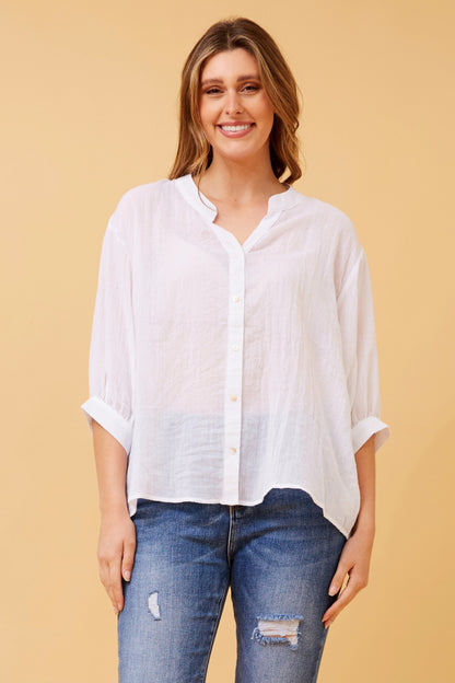 Classic Button Back Shirt