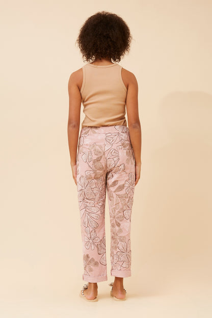 Fossilised Bloom Italian 7/8 Pants