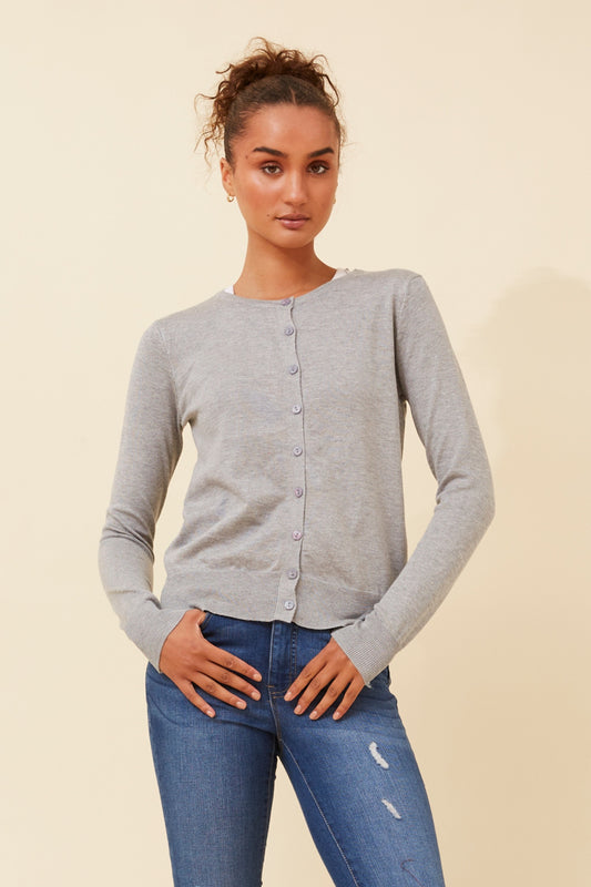 Classic Button-Up Knitted Cardigan