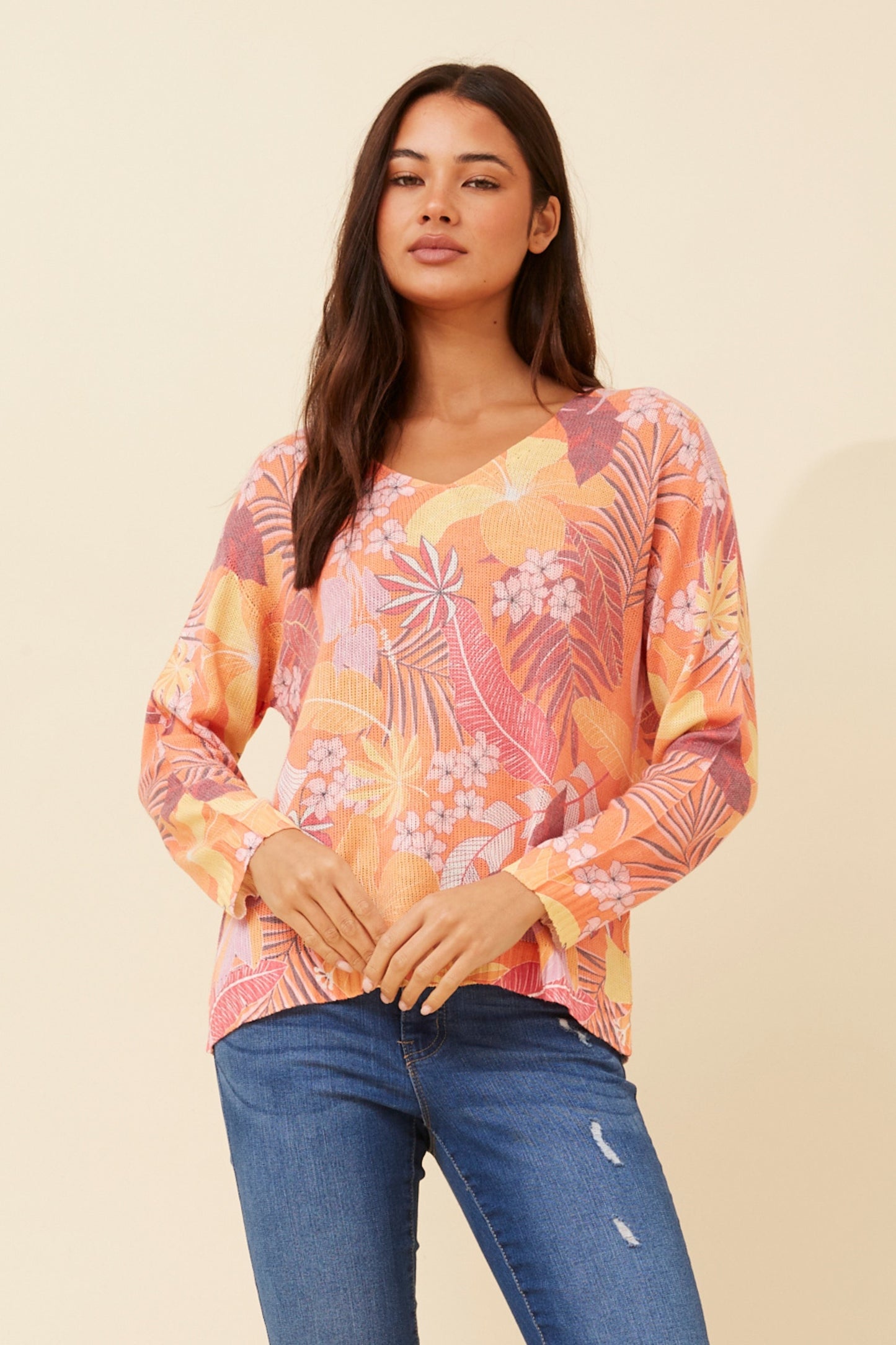 Tropical Knit Italian Jumper