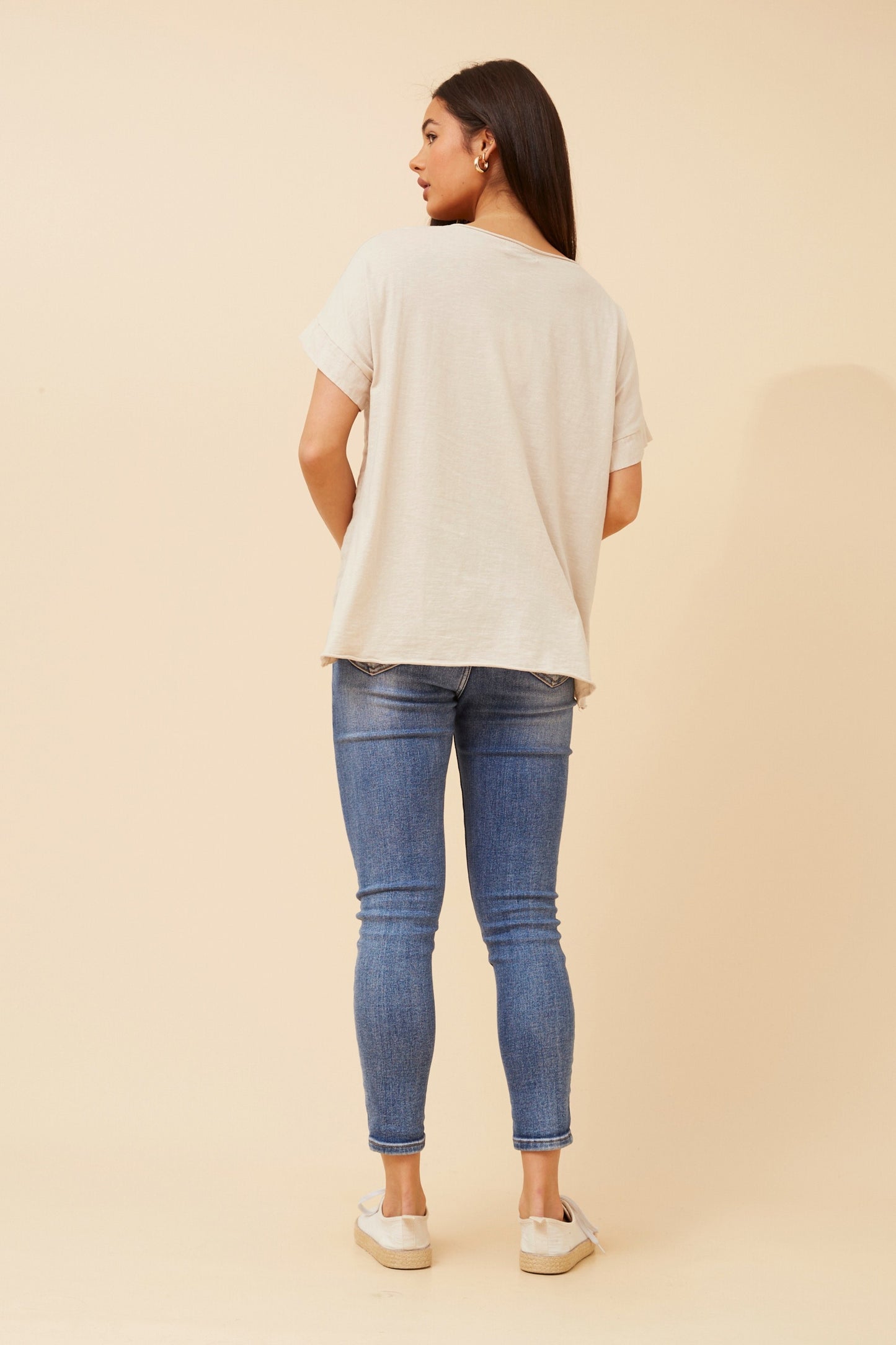 Foil Spring Italian Linen T-Shirt