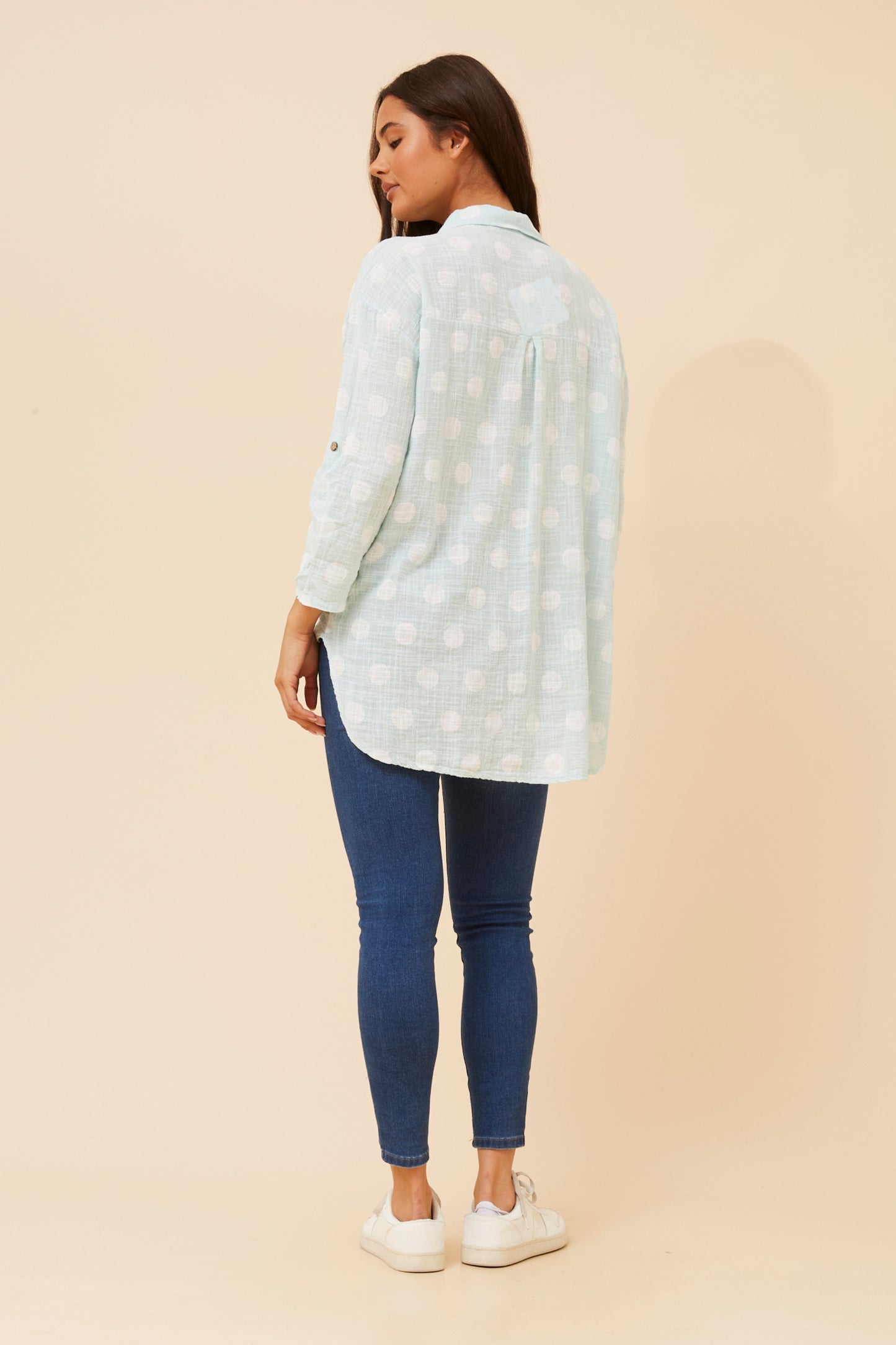 Polka Dot Cotton Shirt