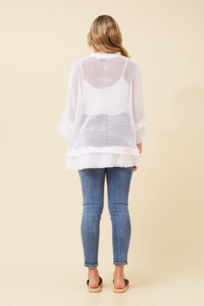 Mesh Italian Top with Cami