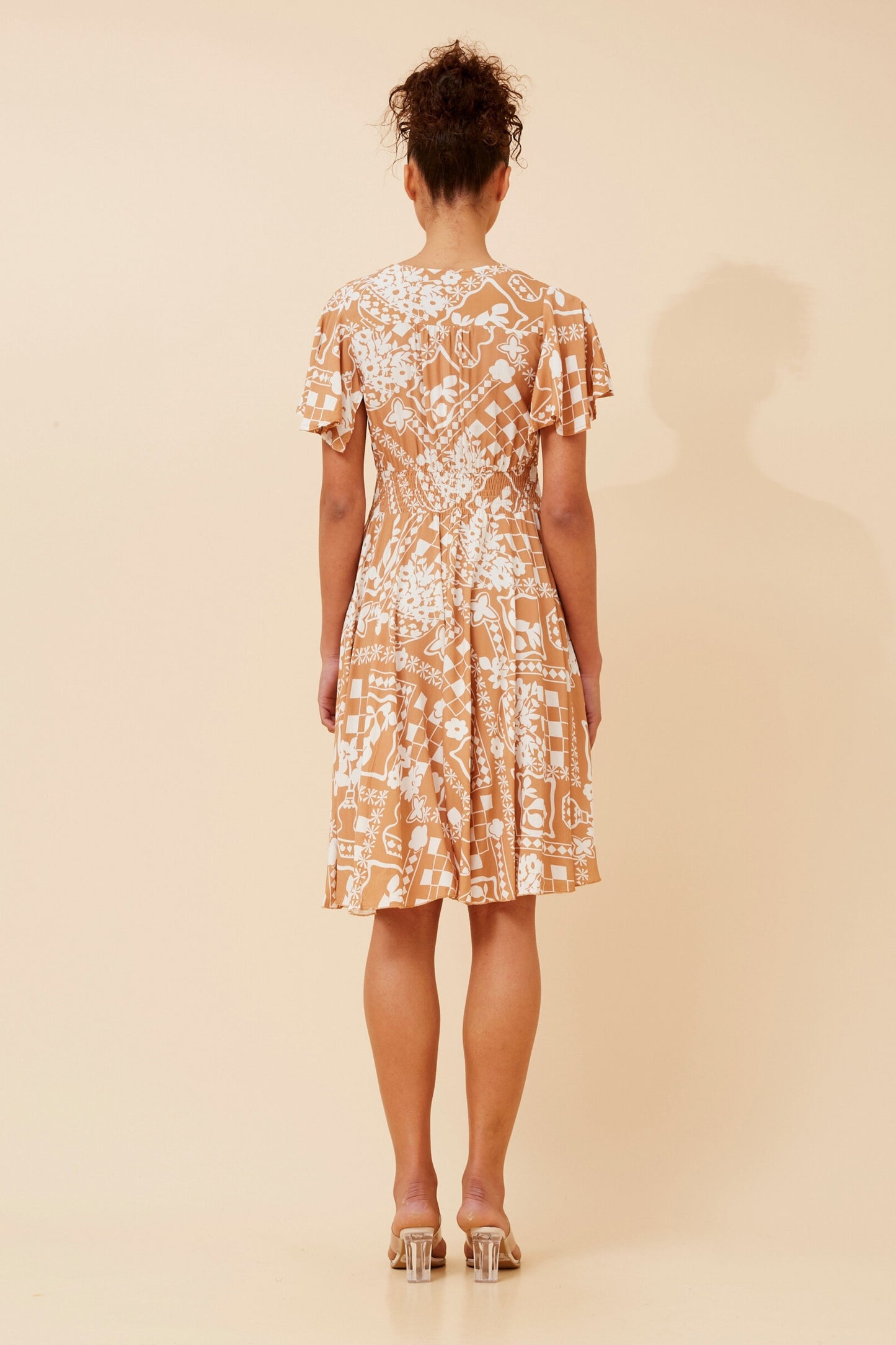 Garden Lattice Fit N Flare Dress