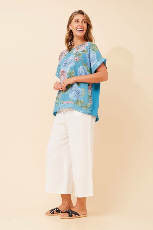 Roses & Sequins Italian Cotton Shirt